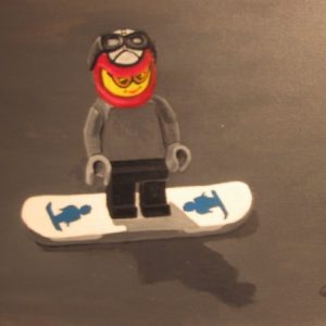 lego snowboarder